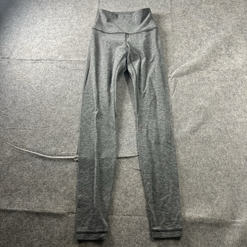 Lululemon Align Leggings Women's 2 High-Rise Pant 28" Heather Grey Full Length